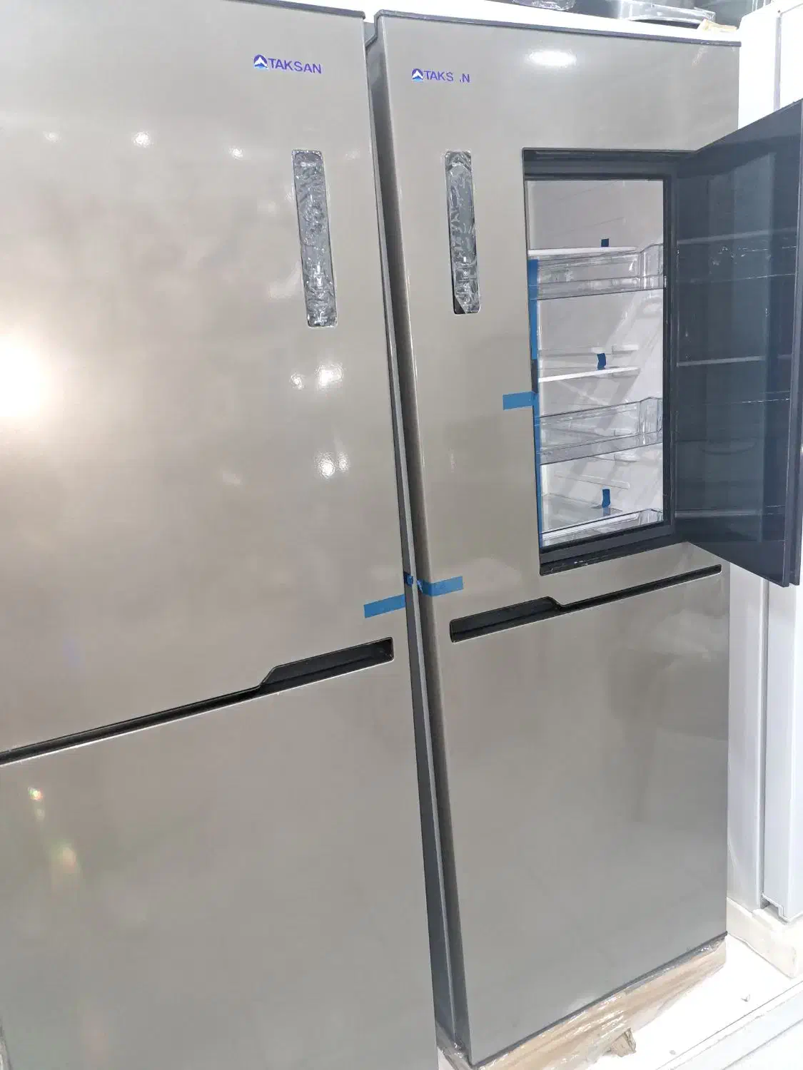 یخچال دوقلوی بدون برفک تکسان مدل درین دور|یخچال و فریزر|قم, علی آباد سعدگان|دیوار