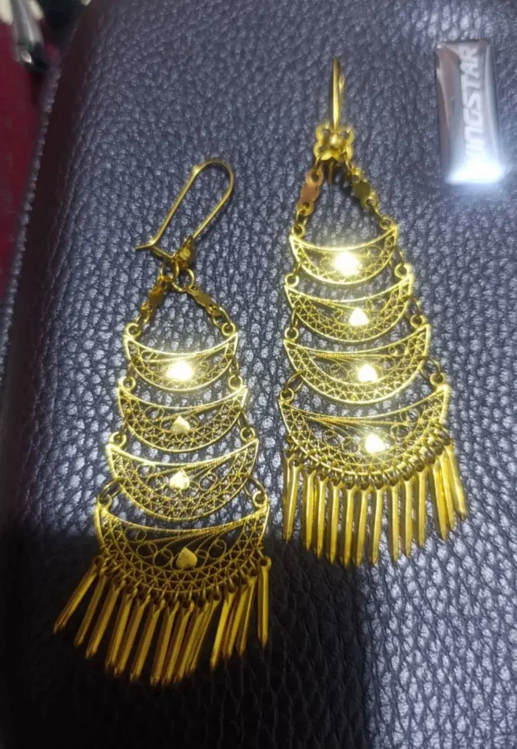 گوشواره آویز شرابه ای|جواهرات|یاسوج, |دیوار