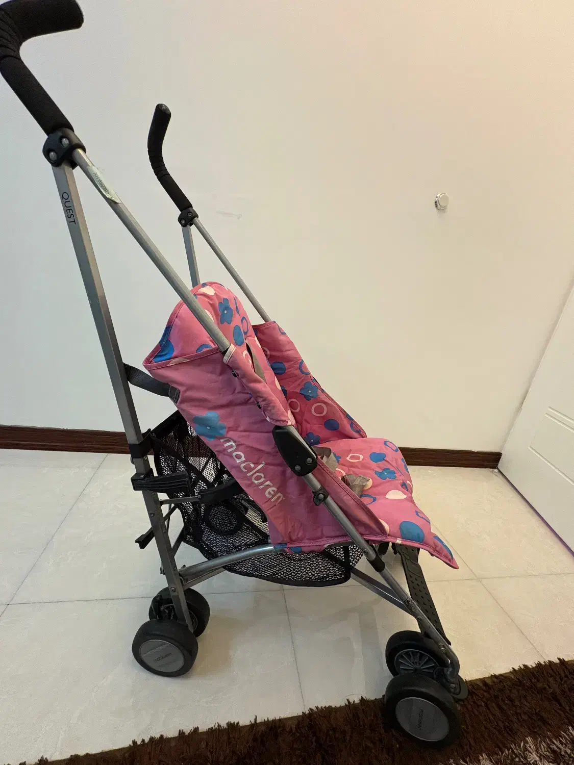 کالسکه عصایی مک لارن Maclaren صورتی (قابل مذاکره )|کالسکه و لوازم جانبی|اهواز, کیان اباد|دیوار