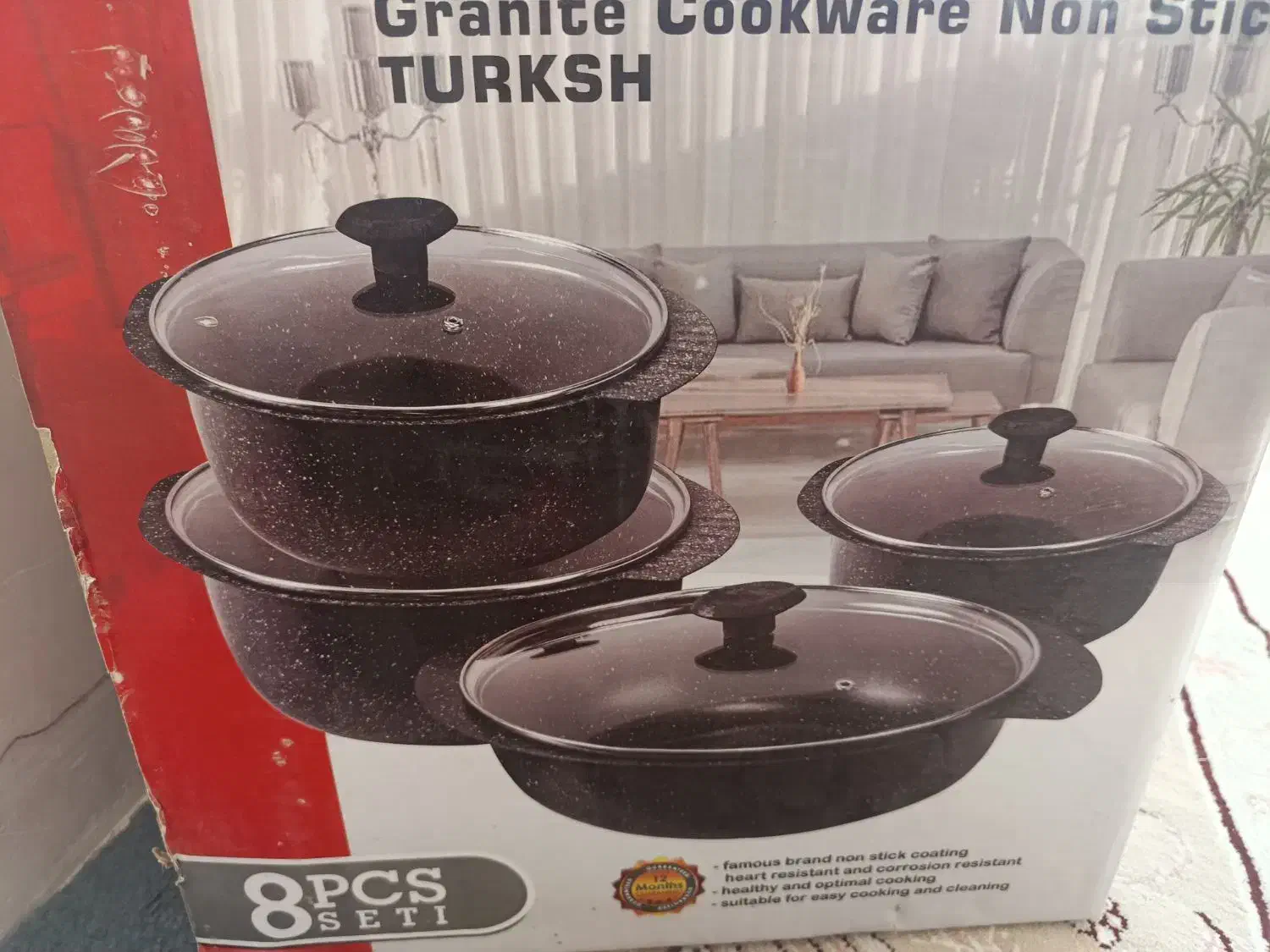 دوسرویس قابلمه 14پارچه8پارچه|ظروف پختوپز|بومهن, |دیوار