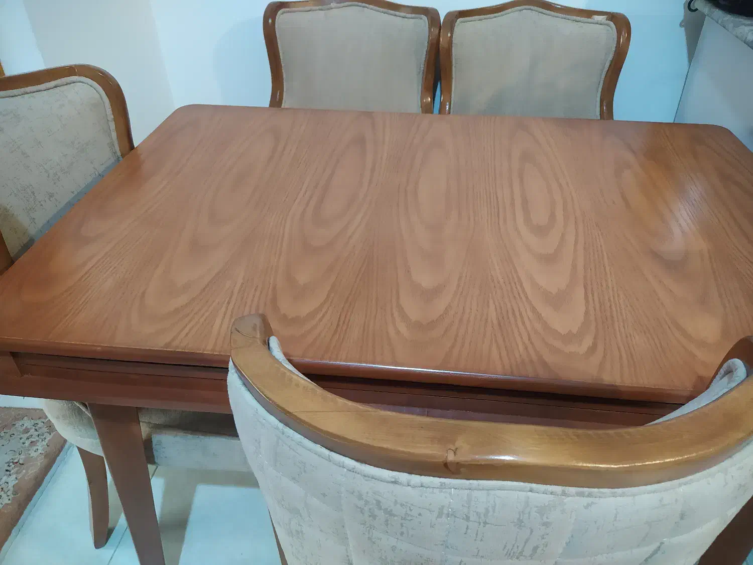 میز ناهار خوری ۴نفره|میز و صندلی غذاخوری|لنگرود, |دیوار