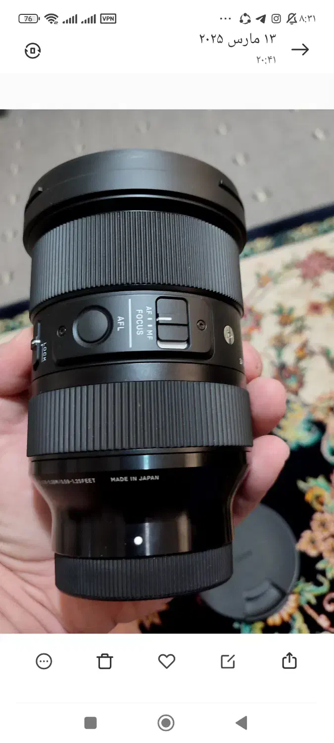 لنز سیگما ۲۴.۷۰|دوربین عکاسی و فیلم‌برداری|یاسوج, |دیوار