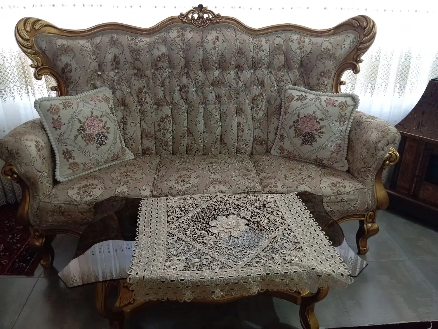 مبل سلطنتی|مبلمان خانگی و میز عسلی|همدان, |دیوار