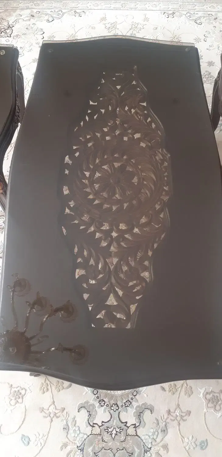 میز جلو مبلی طرح فرانسوی|مبلمان خانگی و میز عسلی|مشهد, نیروی هوایی|دیوار