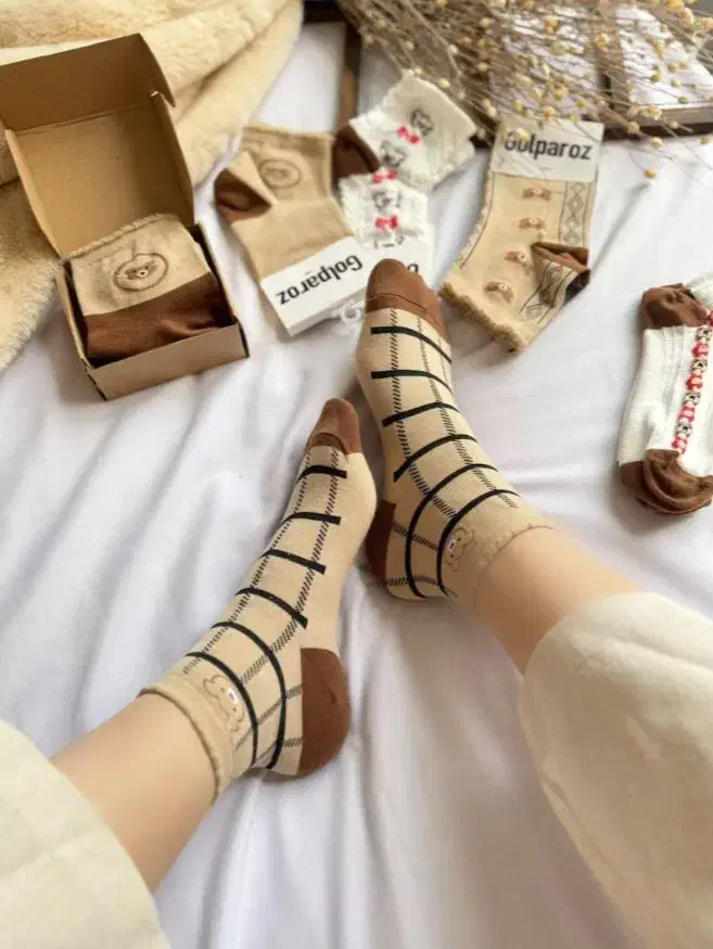 جوراب خرس قهوه ای|لباس|شاهرود, |دیوار