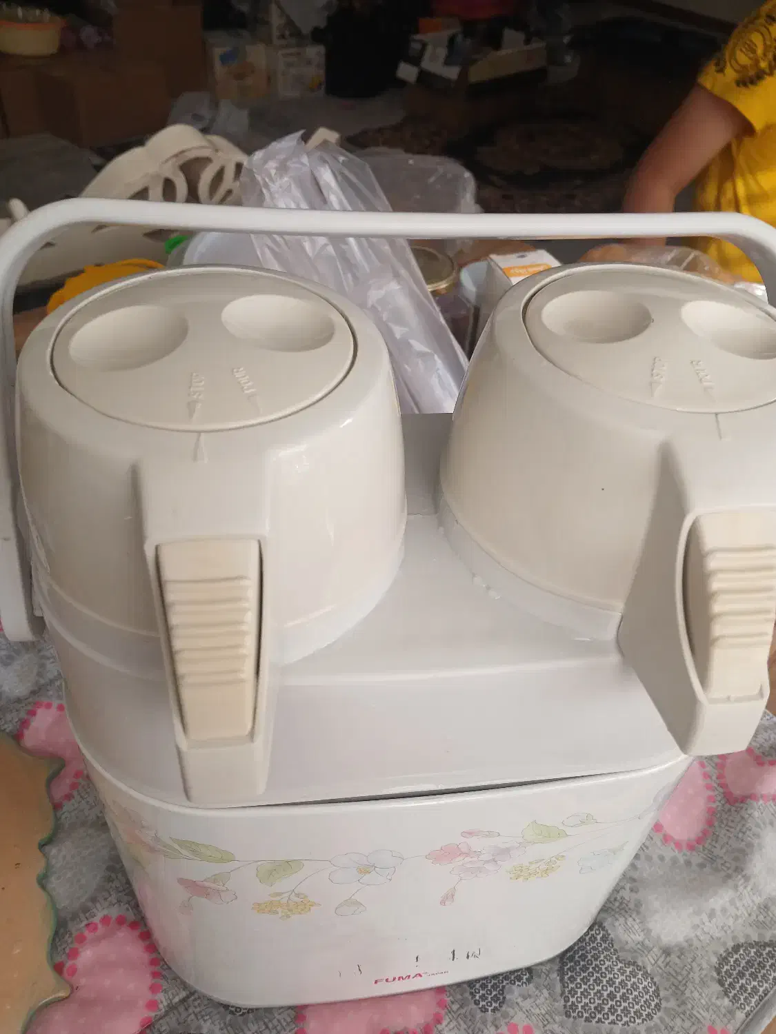 فلاسک دو قلو|ظروف نگهدارنده، پلاستیکی، یک‌بارمصرف|تهران, دهم فروردین|دیوار