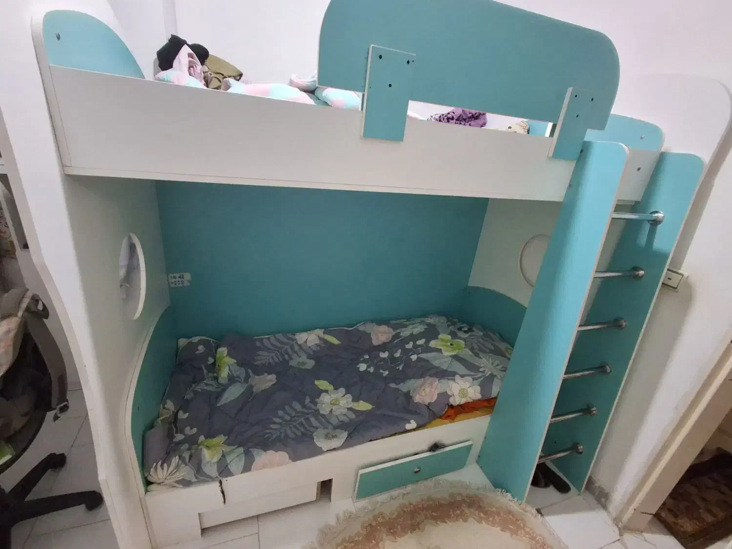 تخت دو طبقه|تخت و سرویس خواب|فردیس, شهرک راه آهن|دیوار