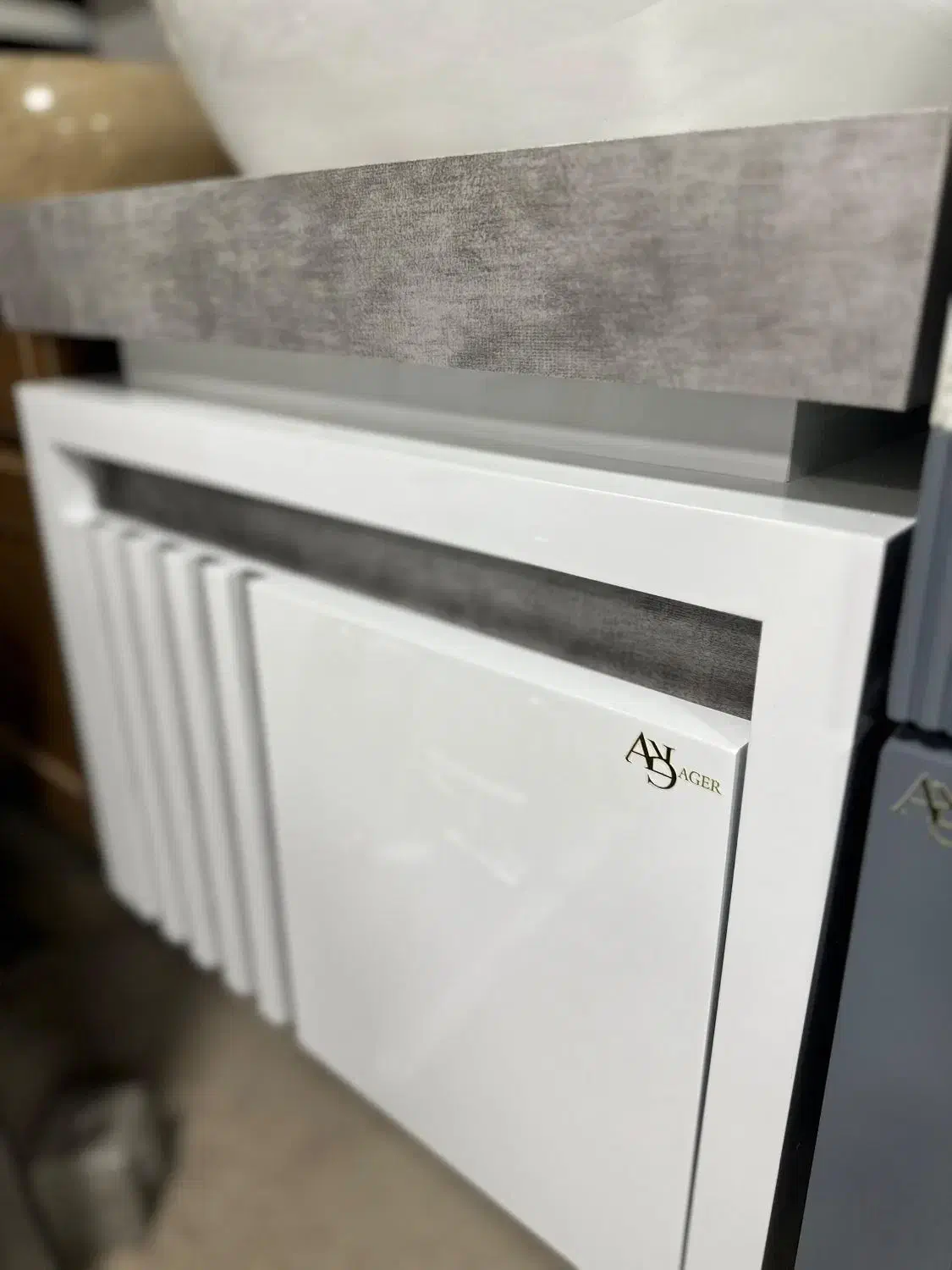 روشویی کابینتی طوسی ۵۵×۴۰|لوازم سرویس بهداشتی|قزوین, |دیوار