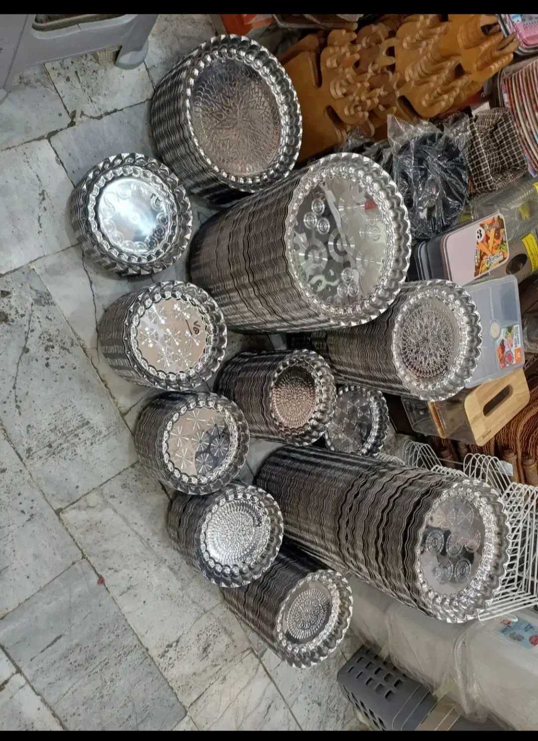 سینی لب کنگره|ظروف سرو و پذیرایی|مشهد, سجادیه|دیوار