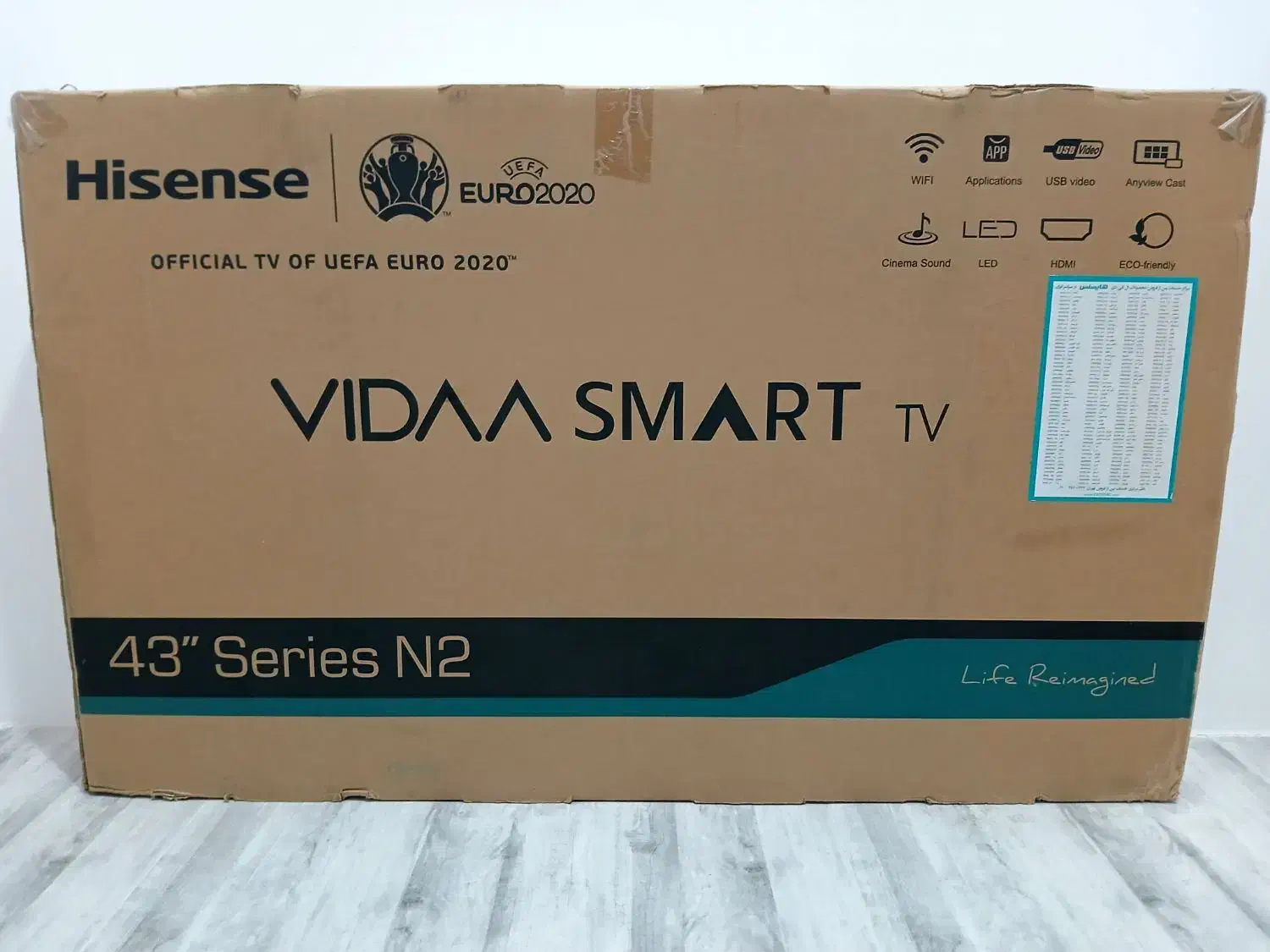 تلویزیون هوشمند هایسنس ۴۳ اینچ|تلویزیون و پروژکتور|گنبد کاووس, |دیوار