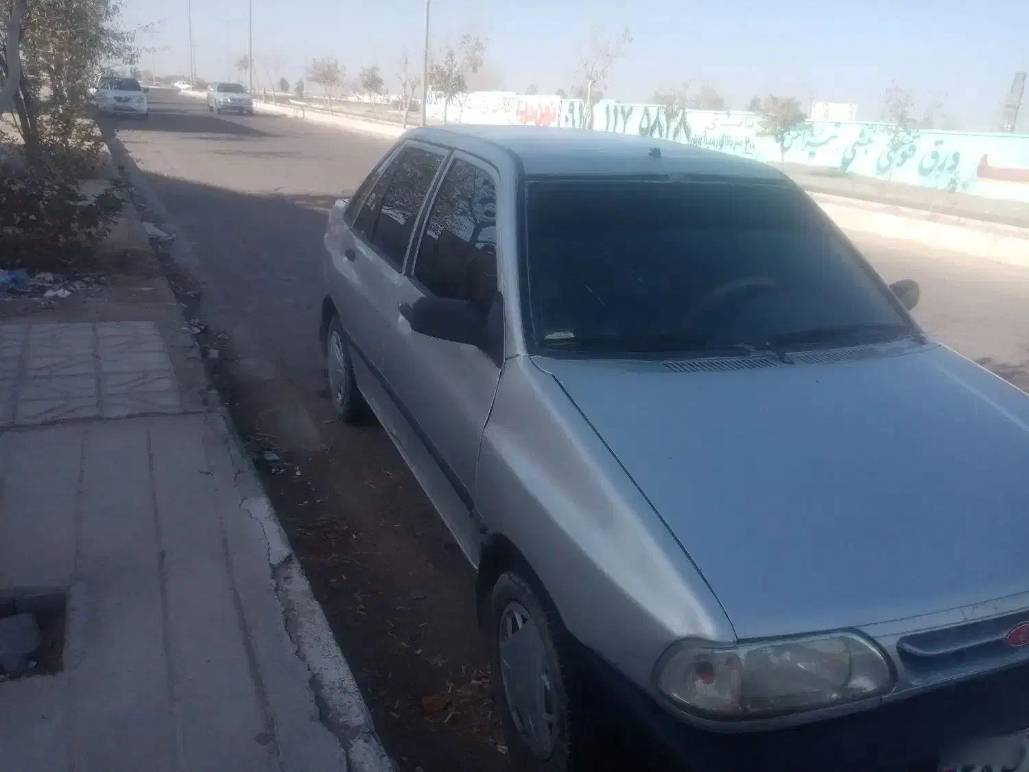 ماشین پرایدنقره ای فروشی مدل 85|خودرو سواری و وانت|گناباد, |دیوار