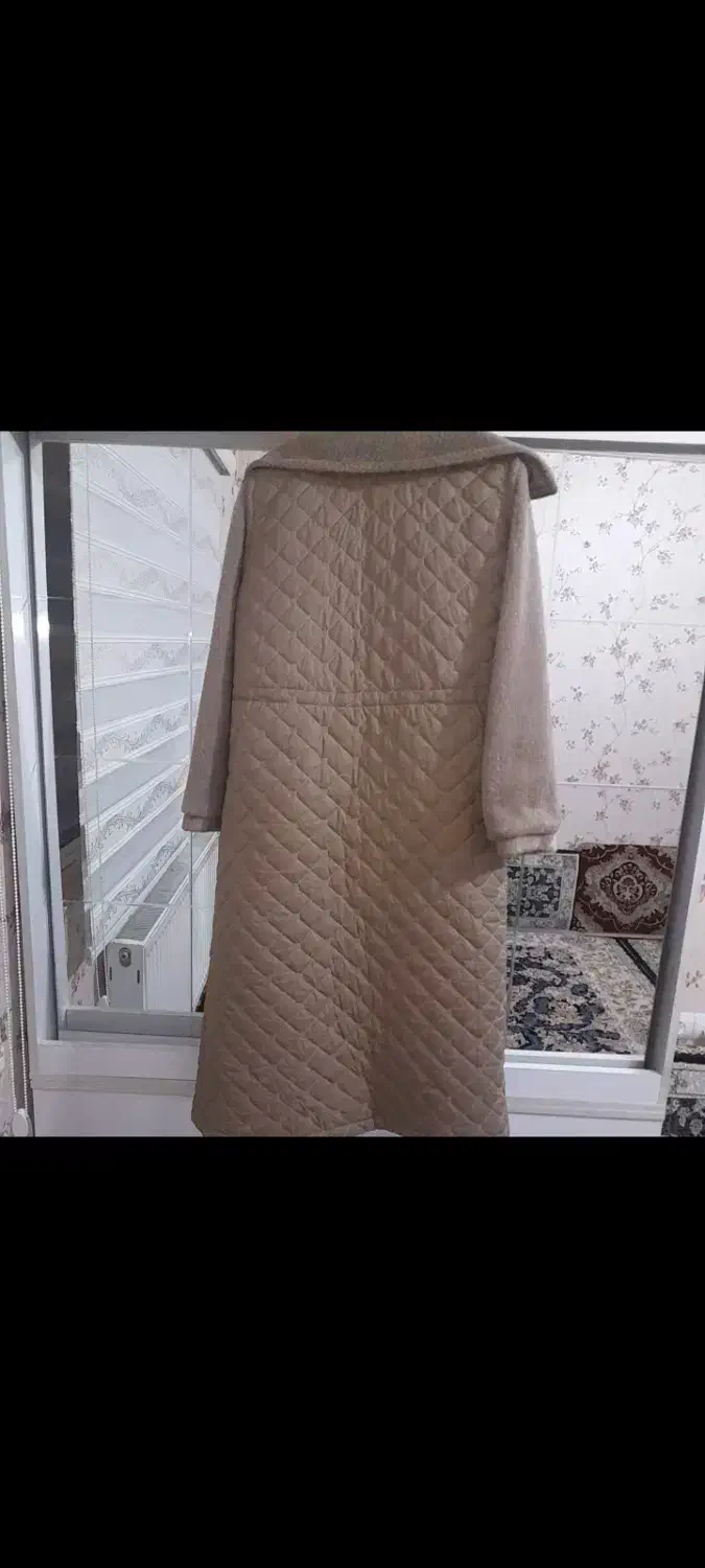 پالتو شیک نسکافه ای سایز ۴۸|لباس|قروه, |دیوار
