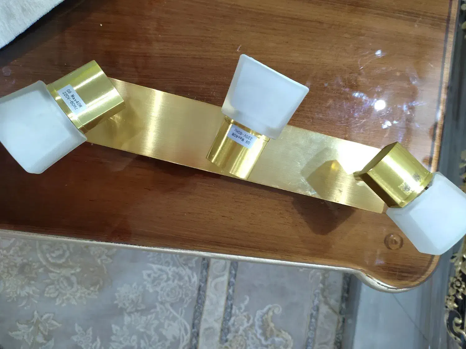 لوستر دیواری برنزی|لوستر و چراغ آویز|تهران, جوادیه تهرانپارس|دیوار