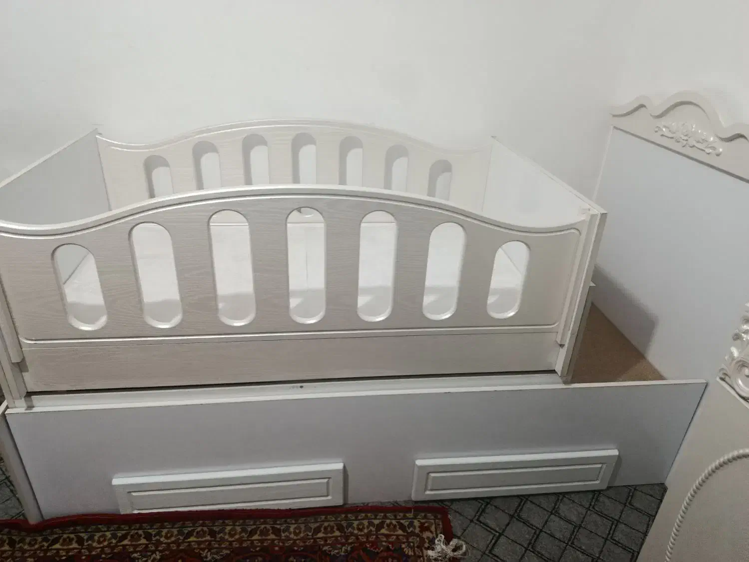 کمدتخت وگهواره کودک|تخت و سرویس خواب|گلبهار, شهر جدید گلبهار|دیوار