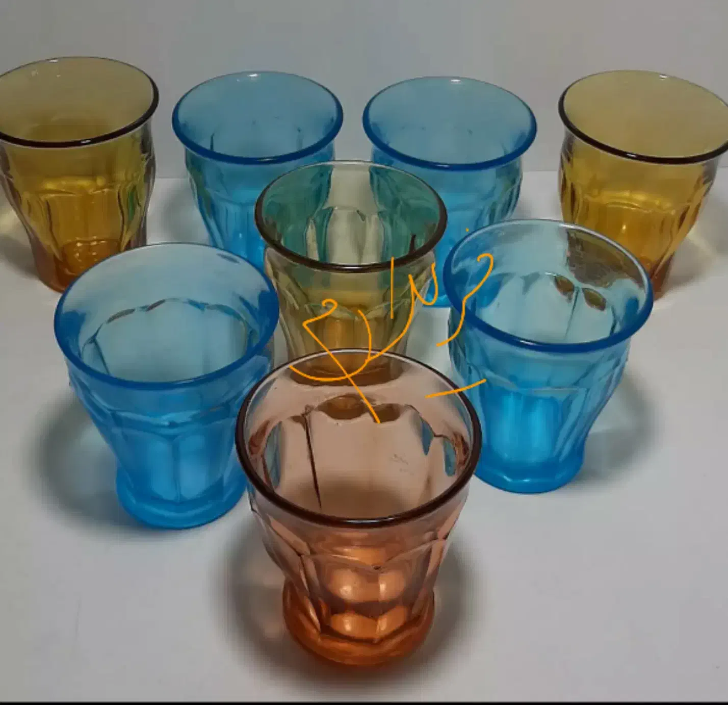 بلور جات رنگی|ظروف سرو و پذیرایی|رشت, بلوار گیلان|دیوار