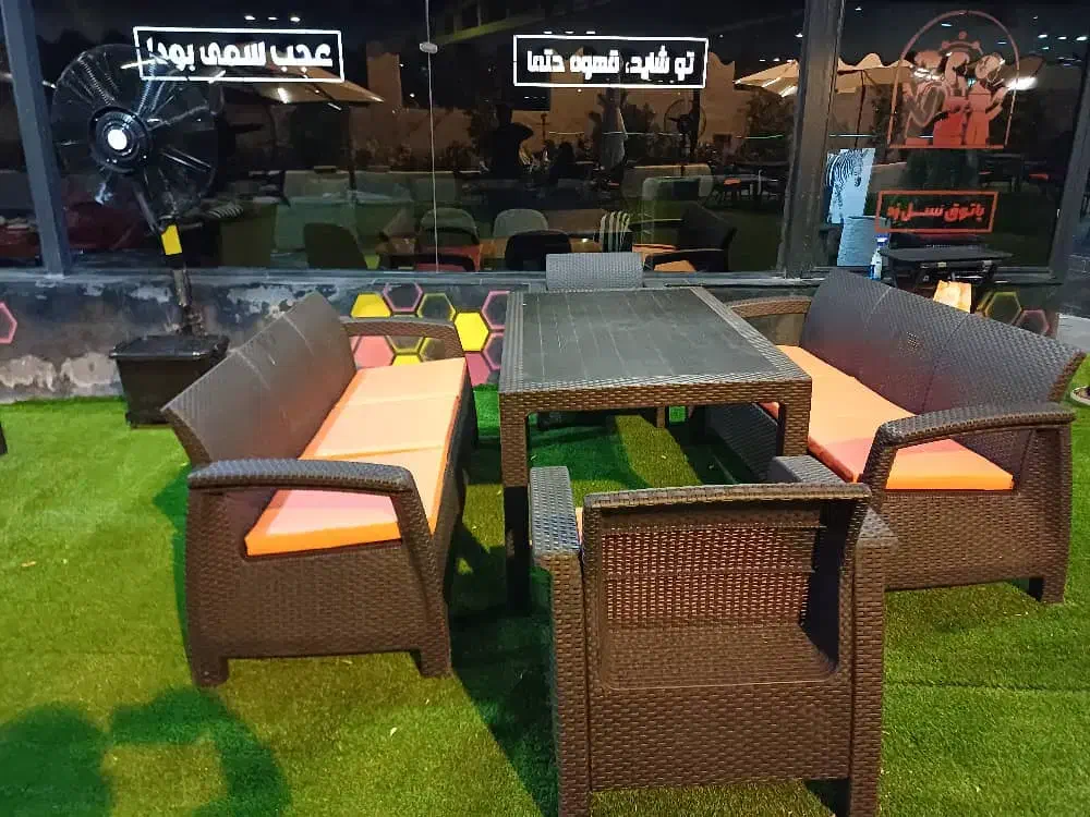 مبلمان پلیمری باغ ویلا حیاط روف فضای باز محوطه|حراج|تنکابن, |دیوار