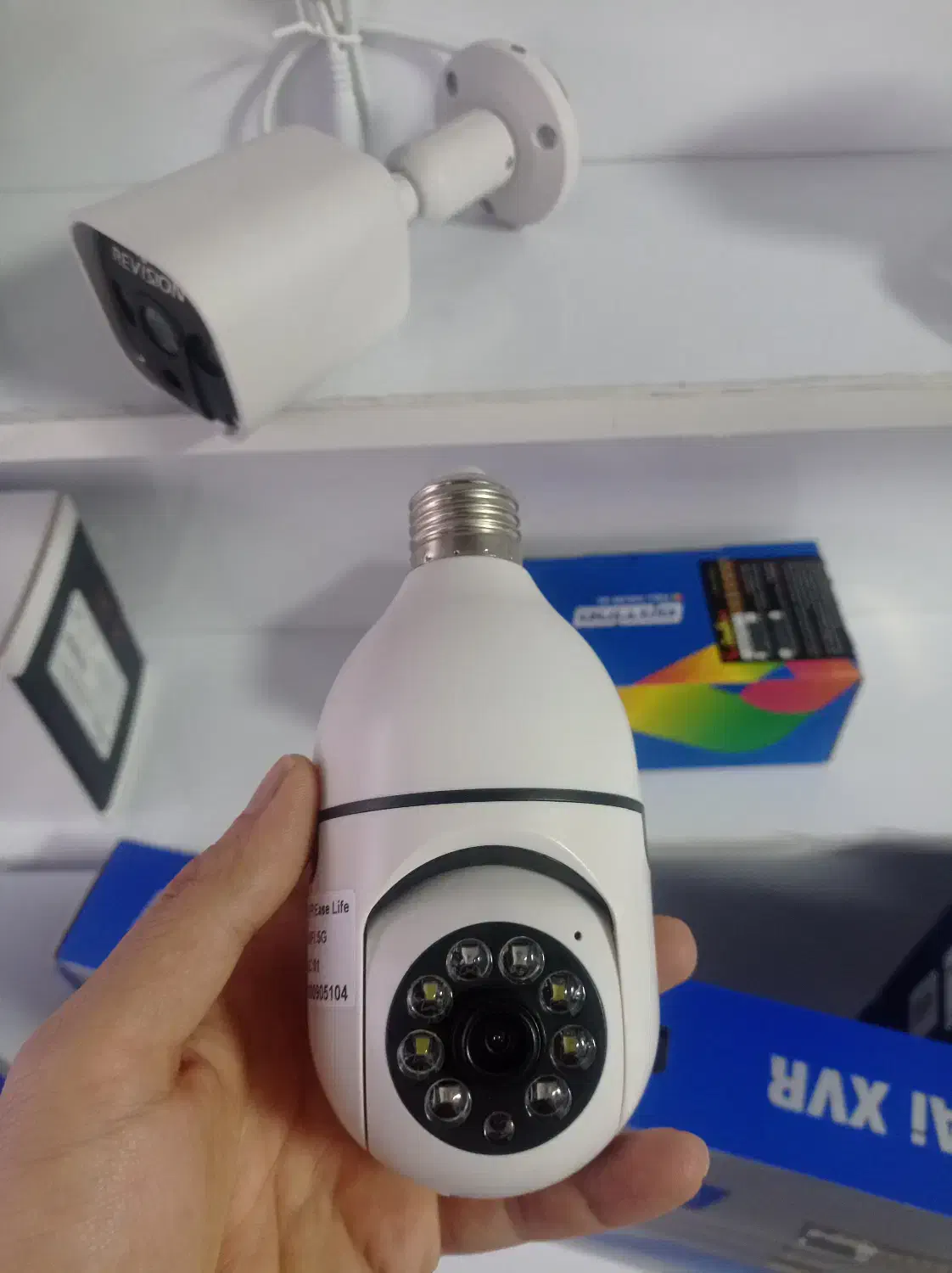 دوربین لامپی|دوربین مداربسته|رشت, امین الضرب|دیوار