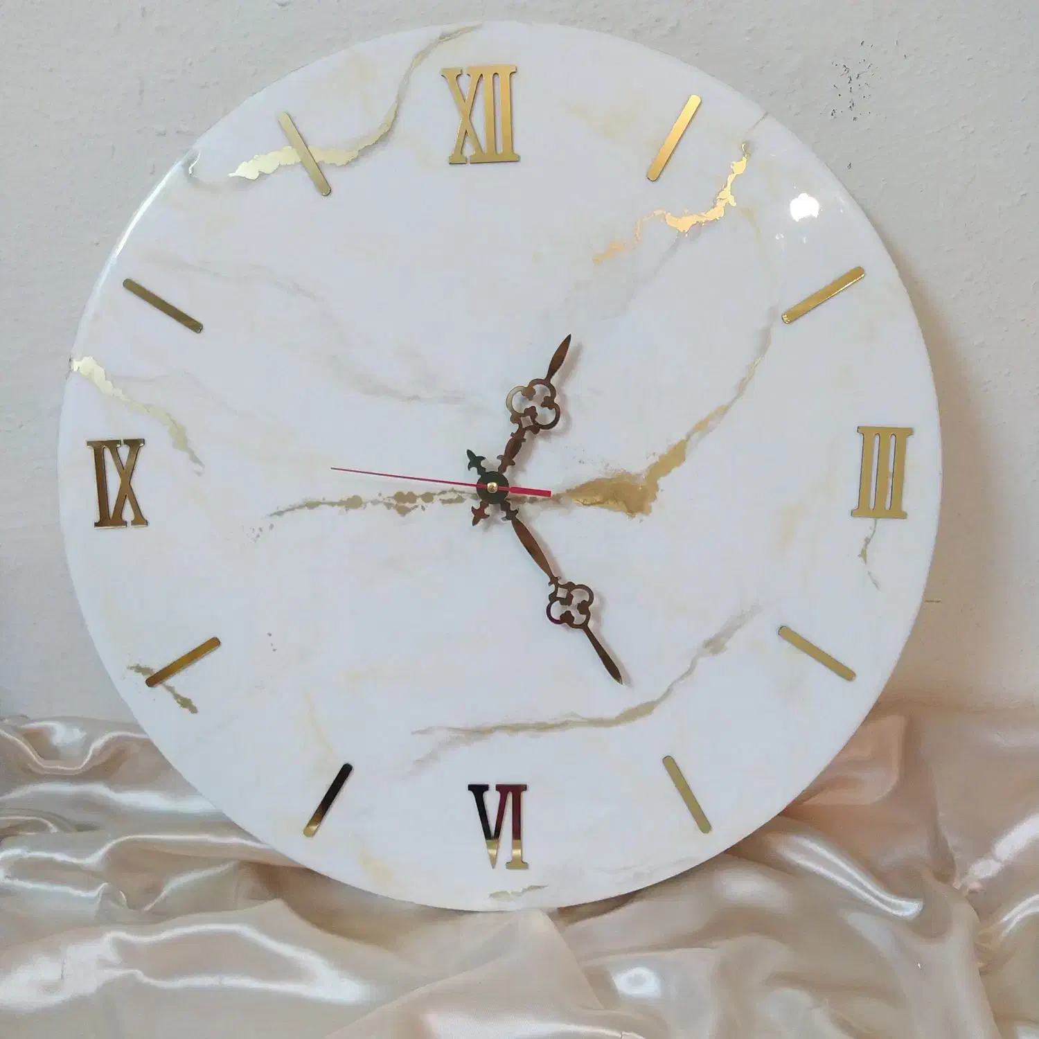 ساعت های دستساز رزینی با بیس چوبی|ساعت دیواری و تزئینی|شوش, |دیوار