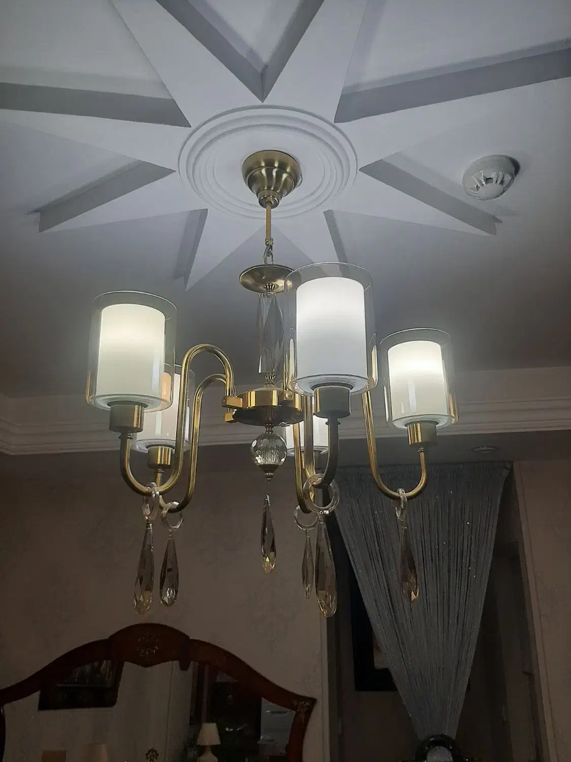 لوستر پذیرایی|لوستر و چراغ آویز|ری, شهید بهشتی|دیوار