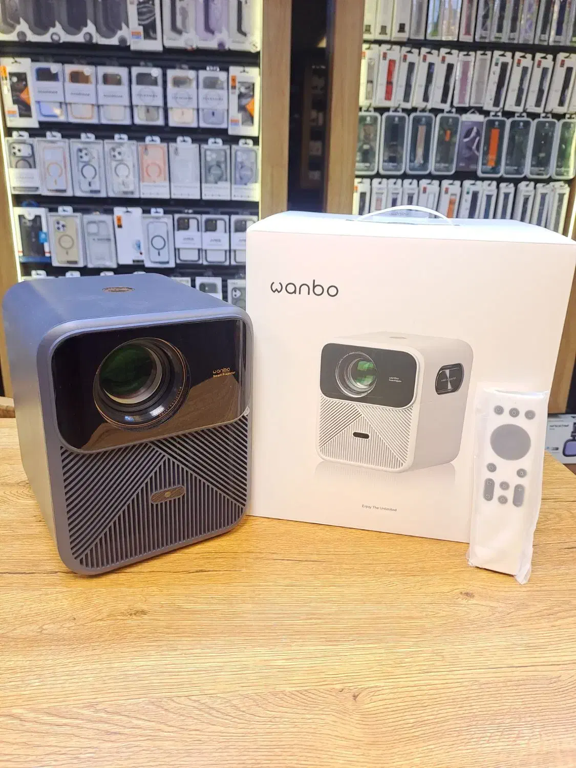 ویدئو پروژکتور شیامومی wanbo Mozart 1 باگارانتی|تلویزیون و پروژکتور|تهران, جردن|دیوار