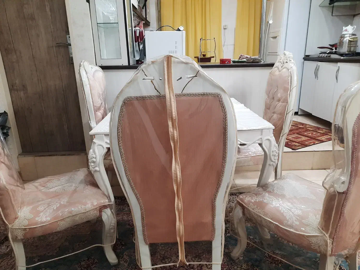 میزناهار خوری ۶نفره به علاوه کاور|میز و صندلی غذاخوری|ری, شهرری|دیوار