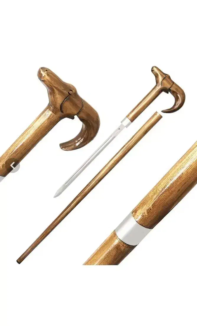 عصای شمشیر مخفی یک متری طرح بز کوهی|تجهیزات ورزشی|مهاباد (آذربایجان غربی), |دیوار