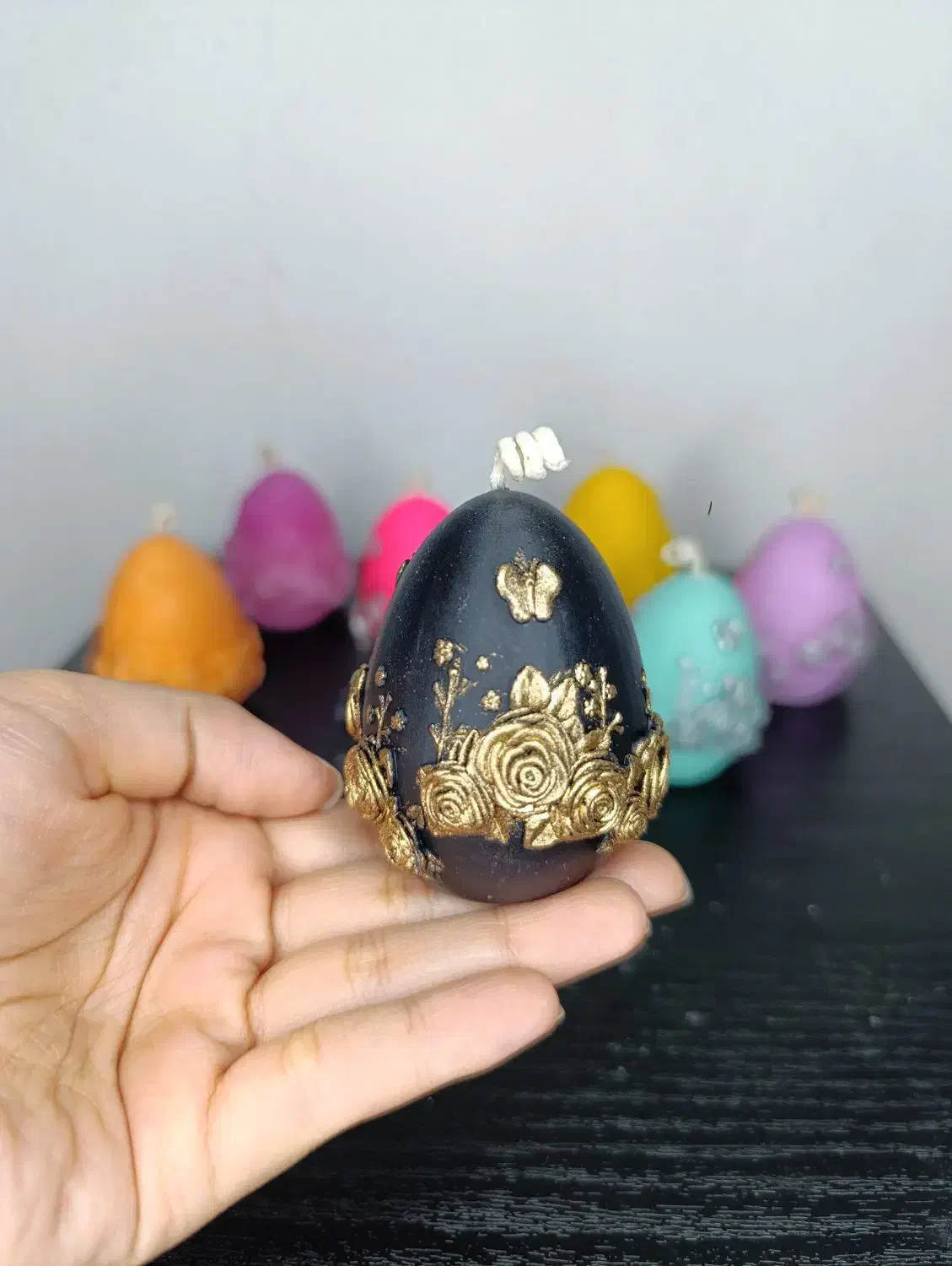 شمع تخم مرغ|صنایع دستی و سایر لوازم تزئینی|تهران, سبلان (لشگر)|دیوار