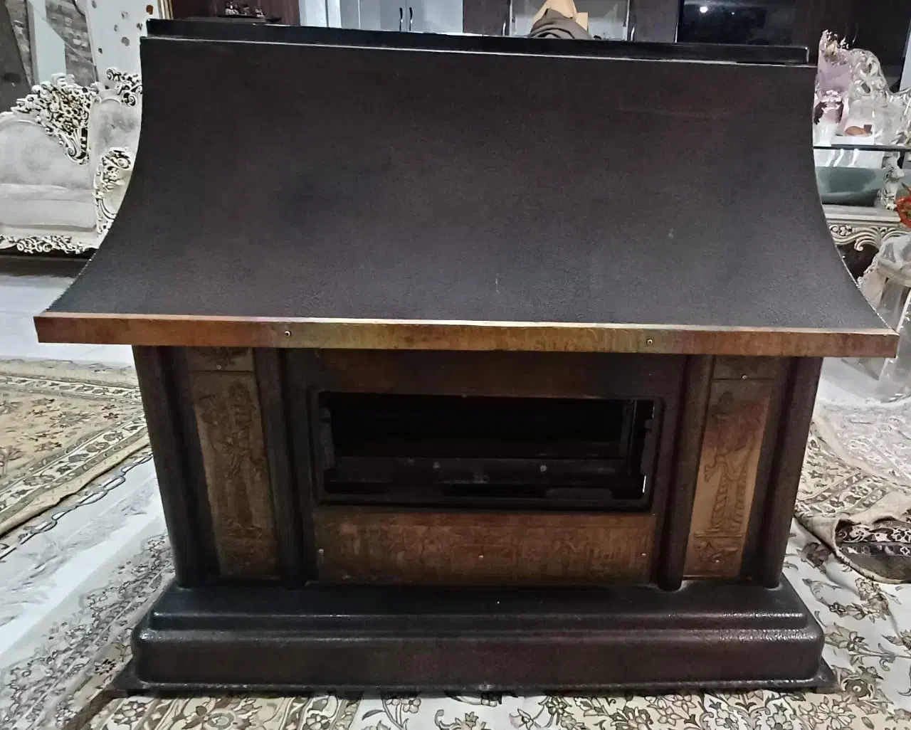 بخاری گازی طرح شومینه|بخاری، هیتر، شومینه|کرمانشاه, |دیوار