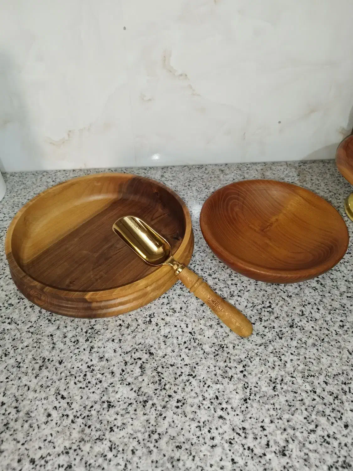 ظرف چوبی سرویس پذیرایی|ظروف سرو و پذیرایی|مرودشت, شهرک بسیجیان|دیوار