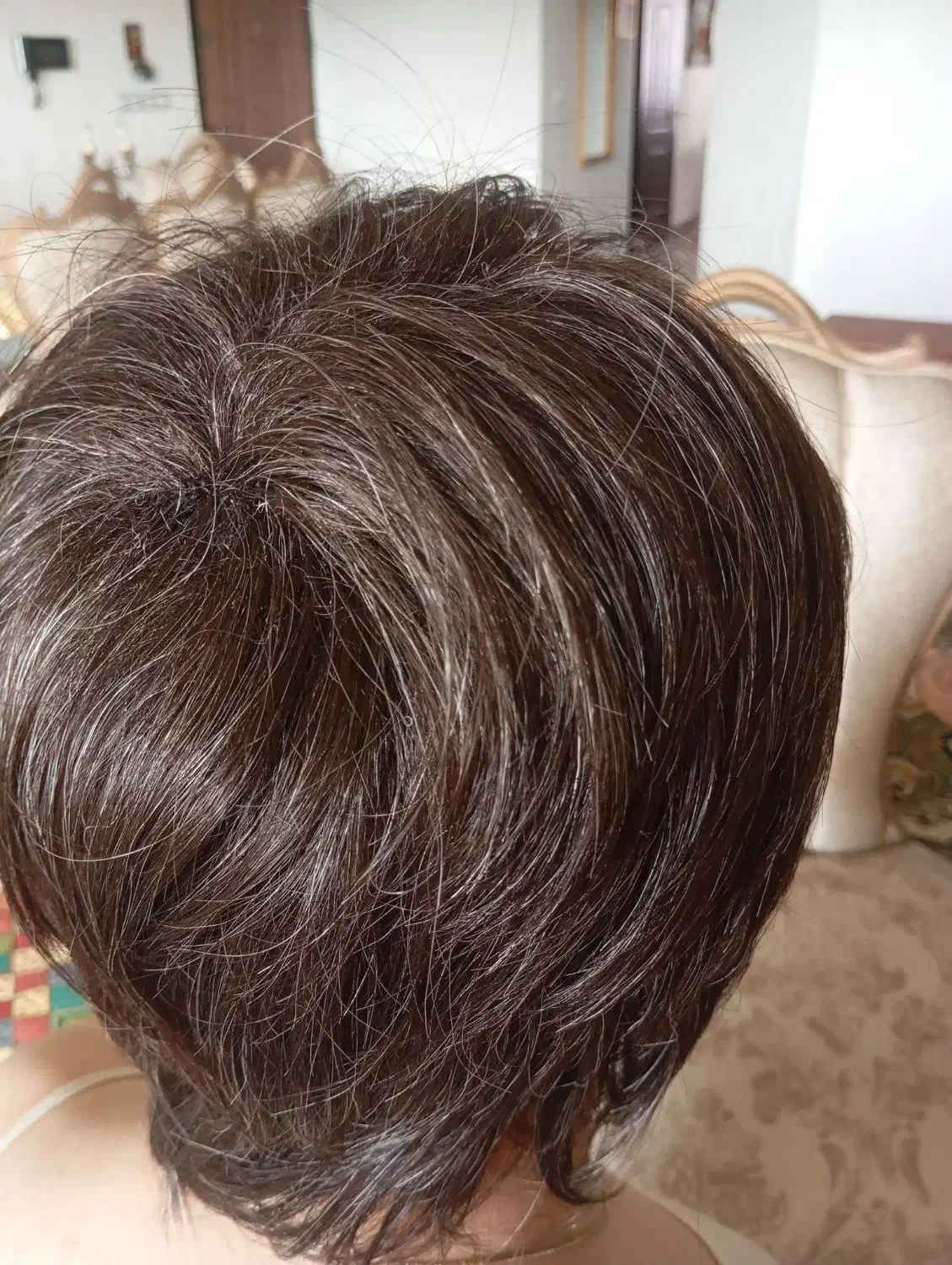 کلاه گیس موی طبیعی کوتاه|آرایشی، بهداشتی، درمانی|رشت, شهرک قدس|دیوار