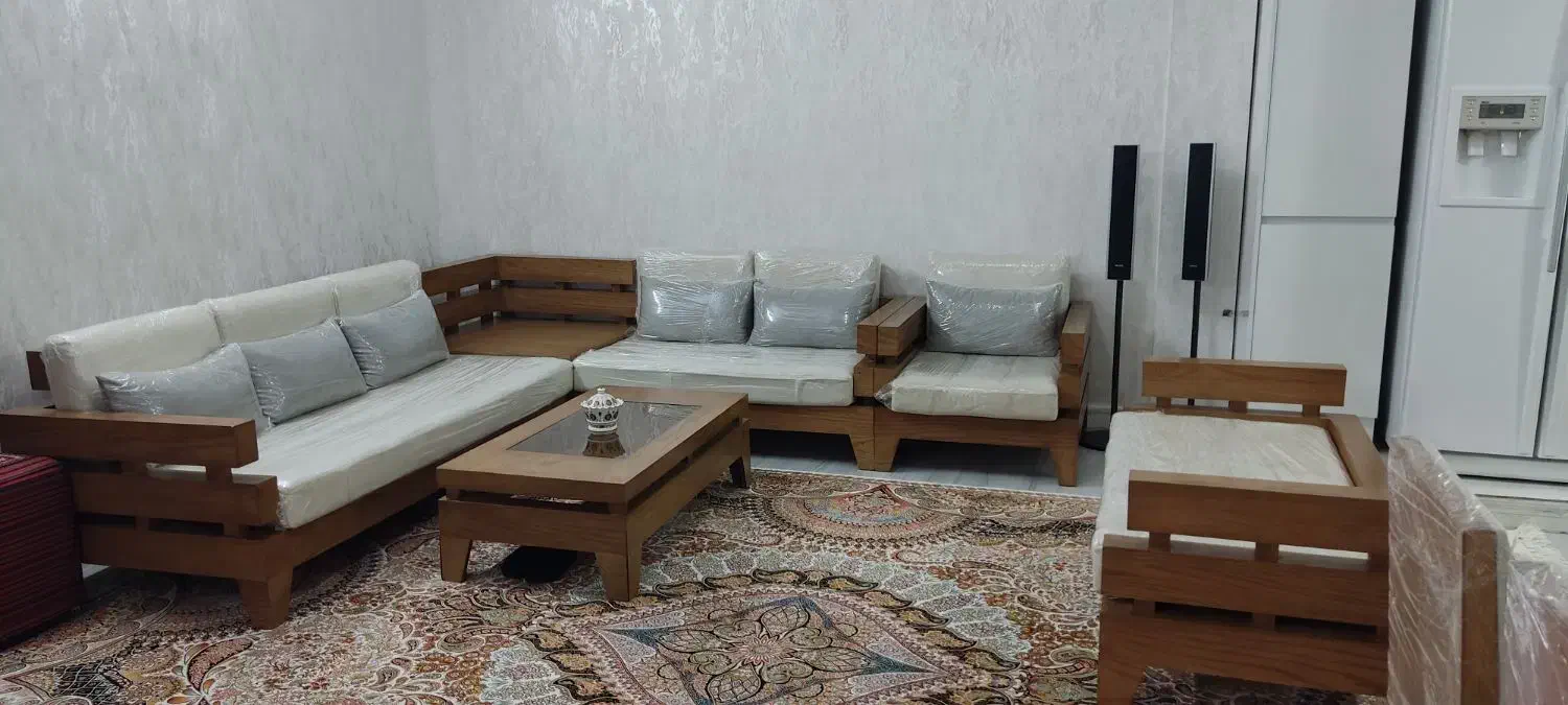 مبل ال ۸ نفره با میز ناهار خوری ۶ نفره|مبلمان خانگی و میز عسلی|تهران, باشگاه نفت|دیوار