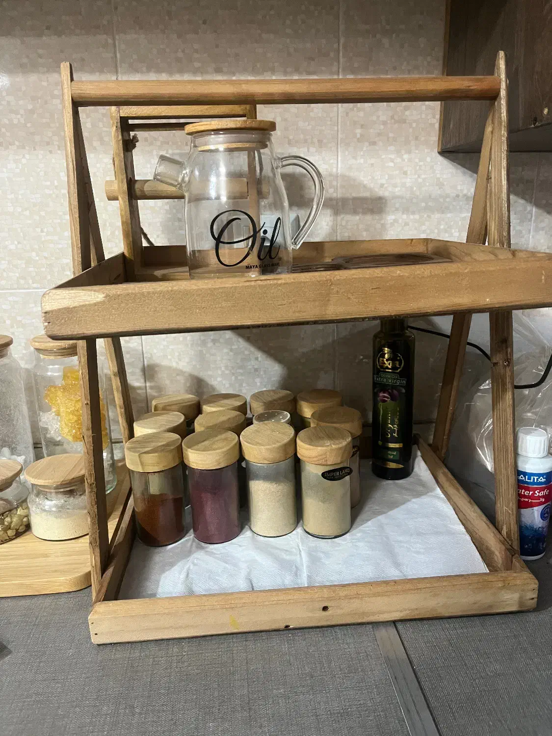 جا ادویه وروغن ریز جادستمال|ظروف سرو و پذیرایی|قم, باجک دو|دیوار