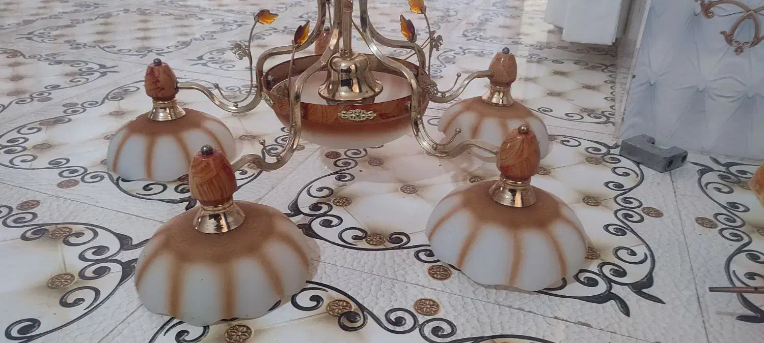 2عدد لوستر|لوستر و چراغ آویز|کرمان, |دیوار