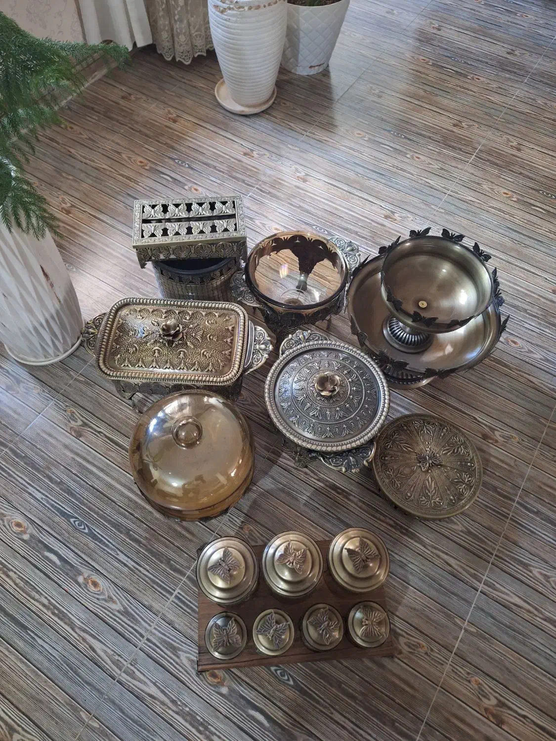 پا سماوری|ظروف سرو و پذیرایی|قیدار, |دیوار