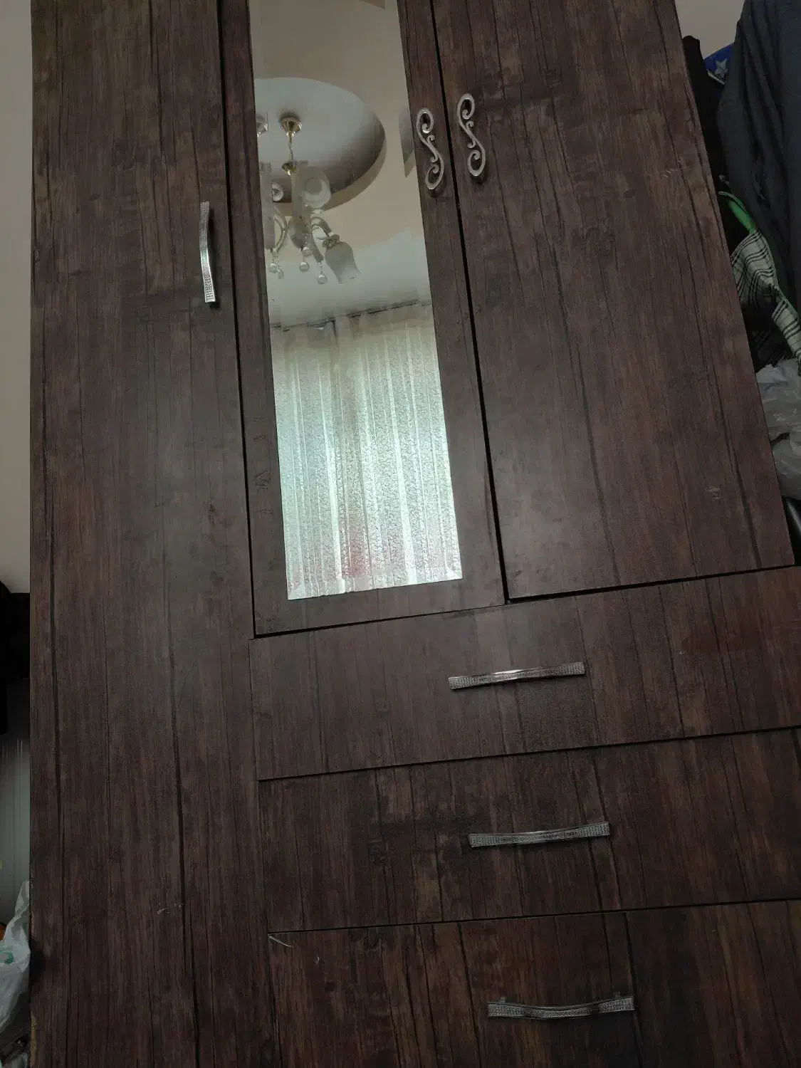 کمد دراور آیینه دار ومیز تلویزیون|جاکفشی، کمد، دراور|بیرجند, |دیوار