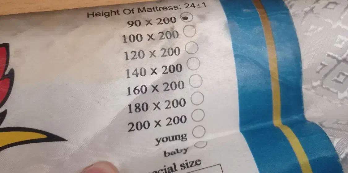 تشک طبی فنری تک نفره|تشک تختخواب|قزوین, |دیوار