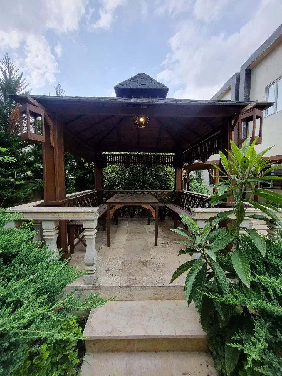 نما مدرن دوبلکس Fول فرنیش 400 متر با انواع درختان|فروش خانه و ویلا|نور, |دیوار