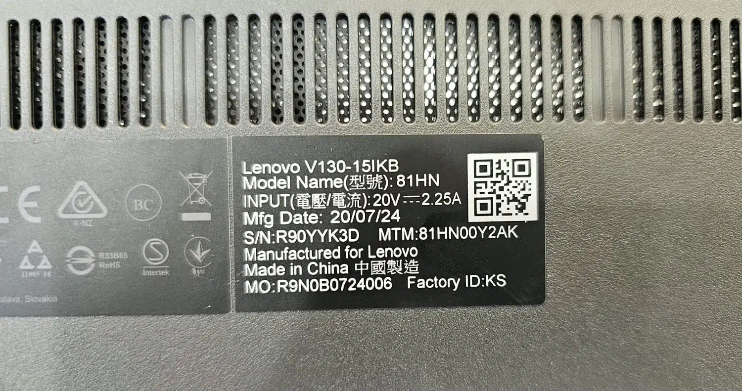 لپ تاب لنوو مدل V130 در حد نو|رایانه همراه|کرج, فاز ۲ مهرشهر|دیوار