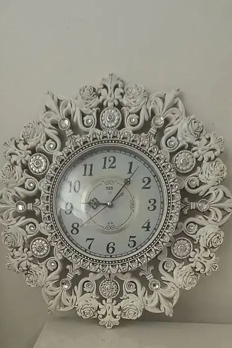 ساعت دیواری سفید|ساعت دیواری و تزئینی|قرچک, باقرآباد|دیوار
