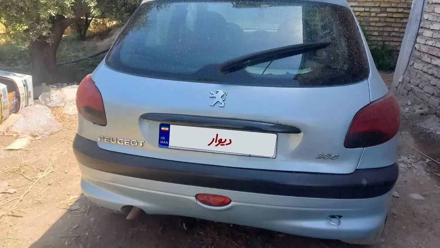 ۲۰۶تیپ۲ فرانسه شاسی پلمپ|خودرو سواری و وانت|طارم, |دیوار