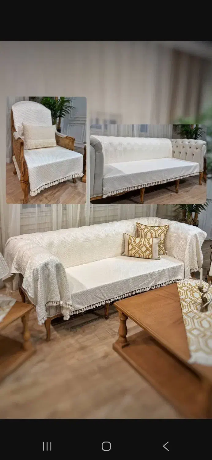 شال مبل نخی|مبلمان خانگی و میز عسلی|تهران, اختیاریه|دیوار