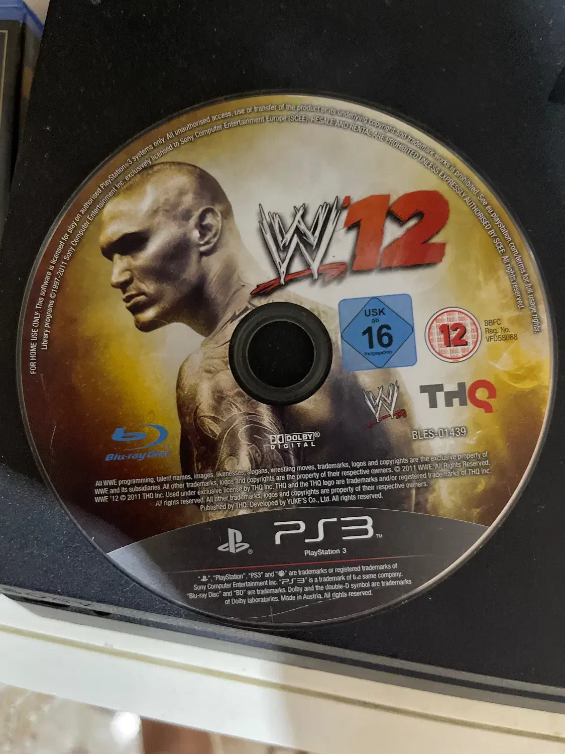 دیسک کشتی کجps3.  W12|کنسول، بازی ویدئویی و آنلاین|میناب, |دیوار