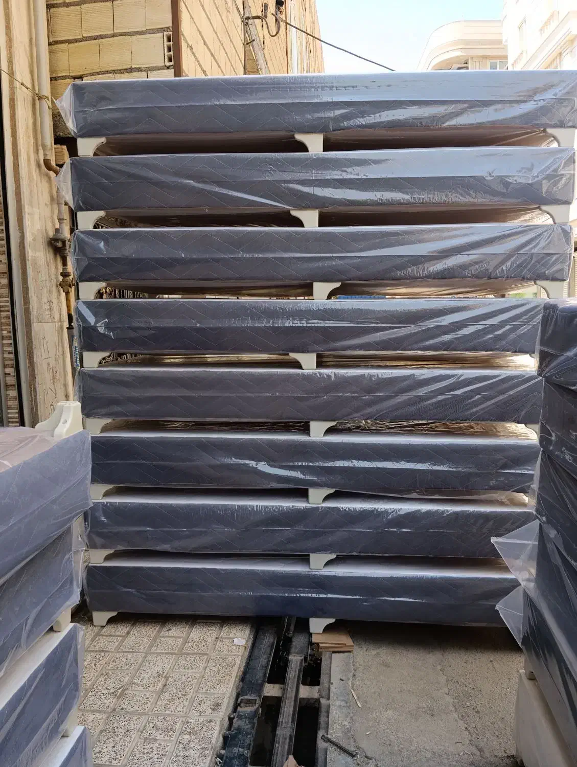 تخت باکس هتلی تمام کلاف200×90|تشک تختخواب|تهران, اکباتان|دیوار