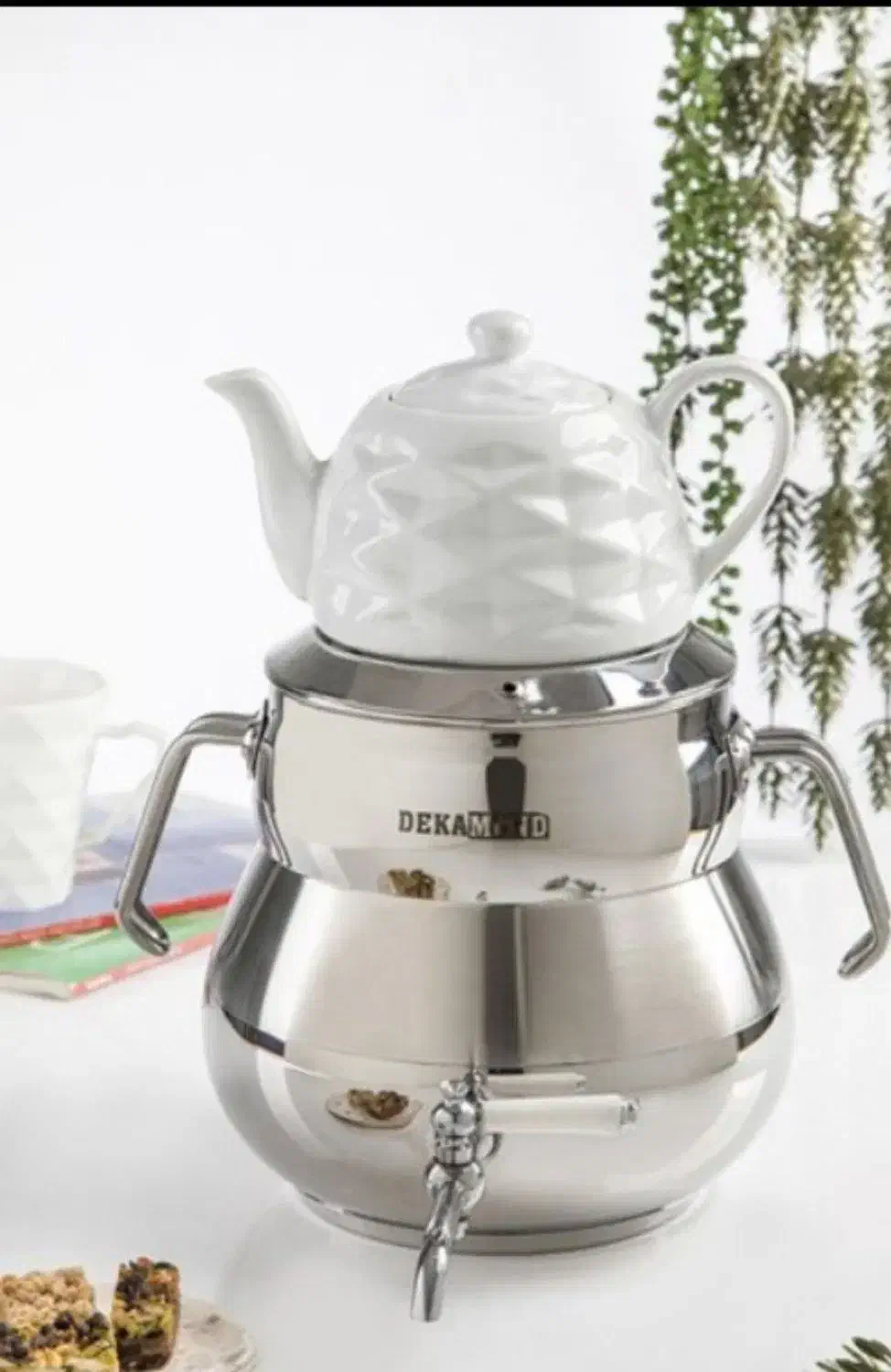 کتری قوری|قوری، کتری، قهوه‌ساز دستی|تاکستان, |دیوار