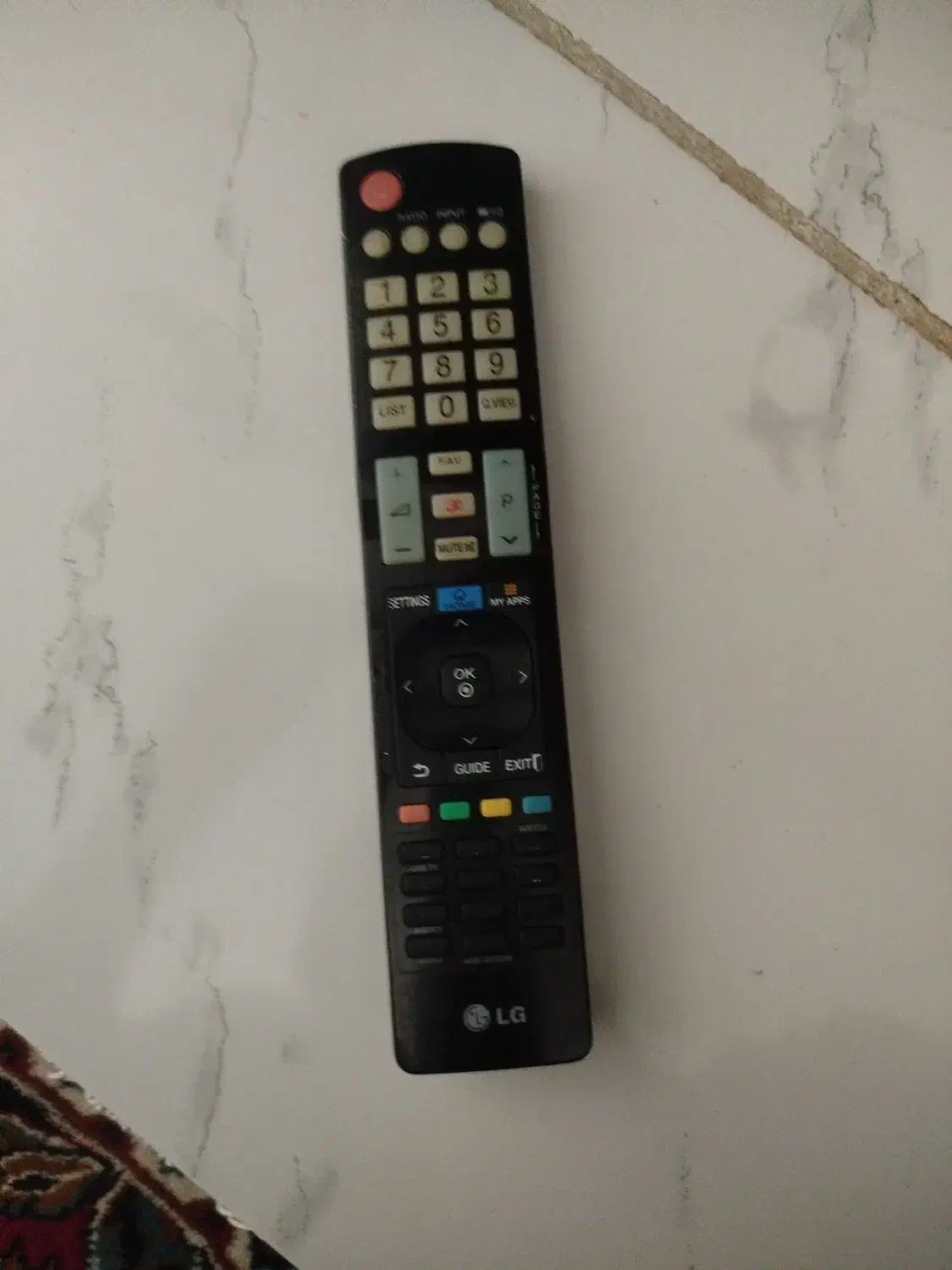 یک عدد کنترل  تلویزیون|تلویزیون و پروژکتور|دزفول, |دیوار