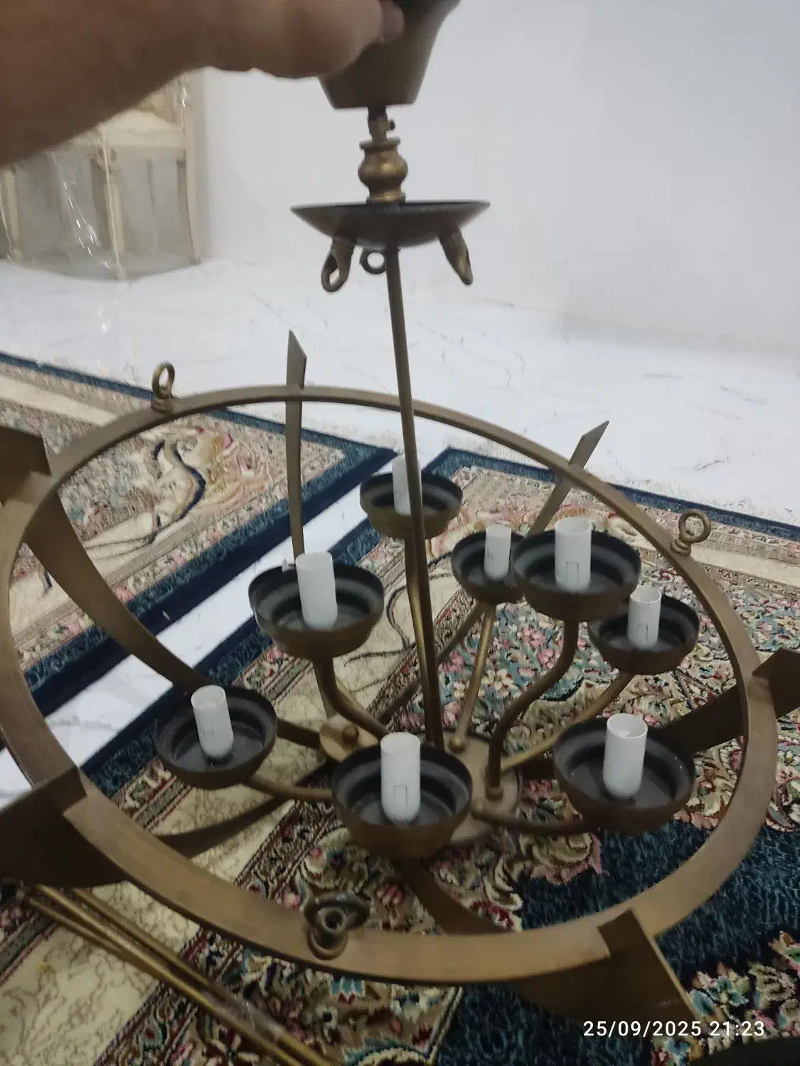 دو عدد لوستر|لوستر و چراغ آویز|زاهدان, |دیوار