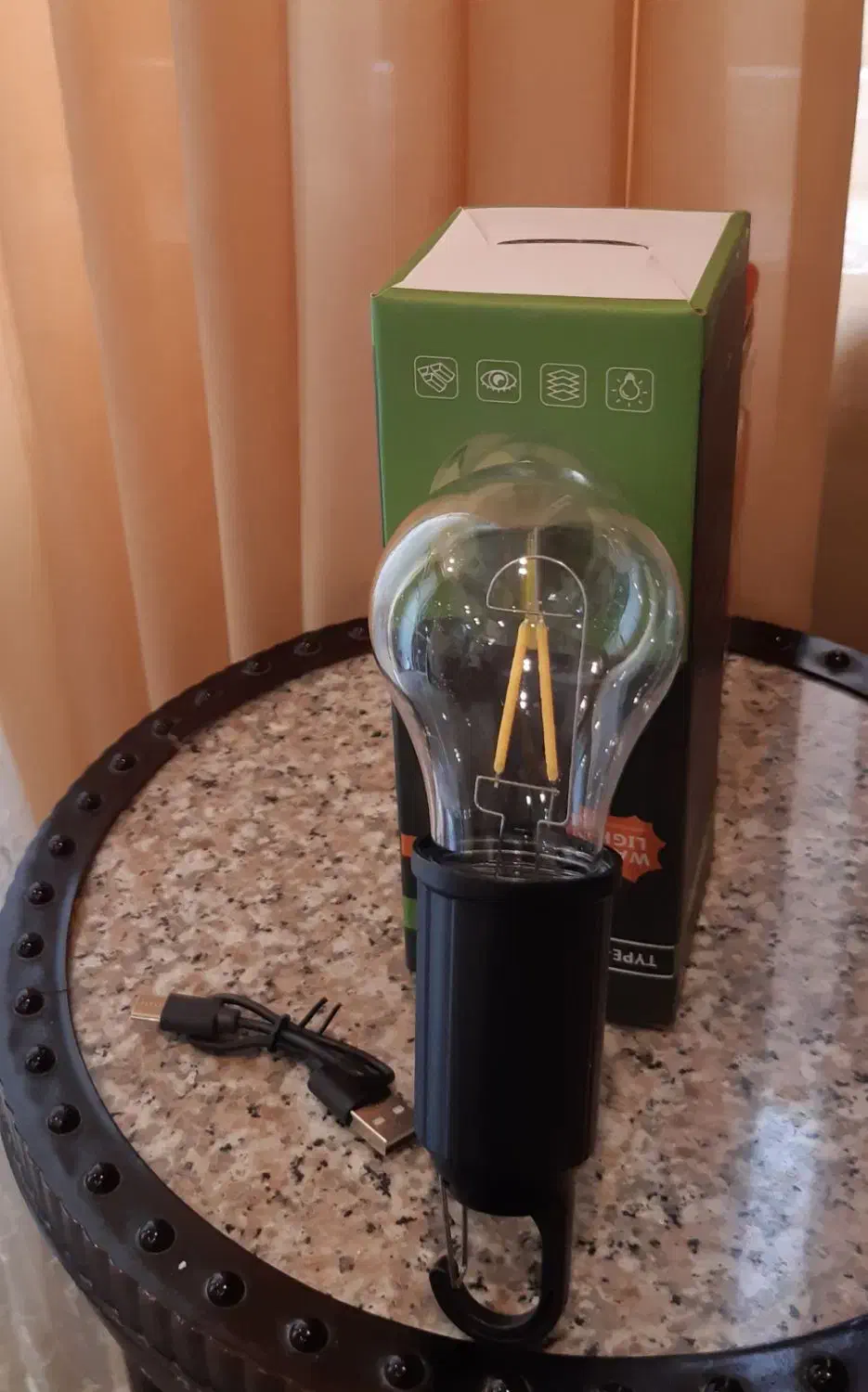 لامپ کمپینگ شارژی گیره دار|لامپ و چراغ|تهران, افسریه شمالی|دیوار