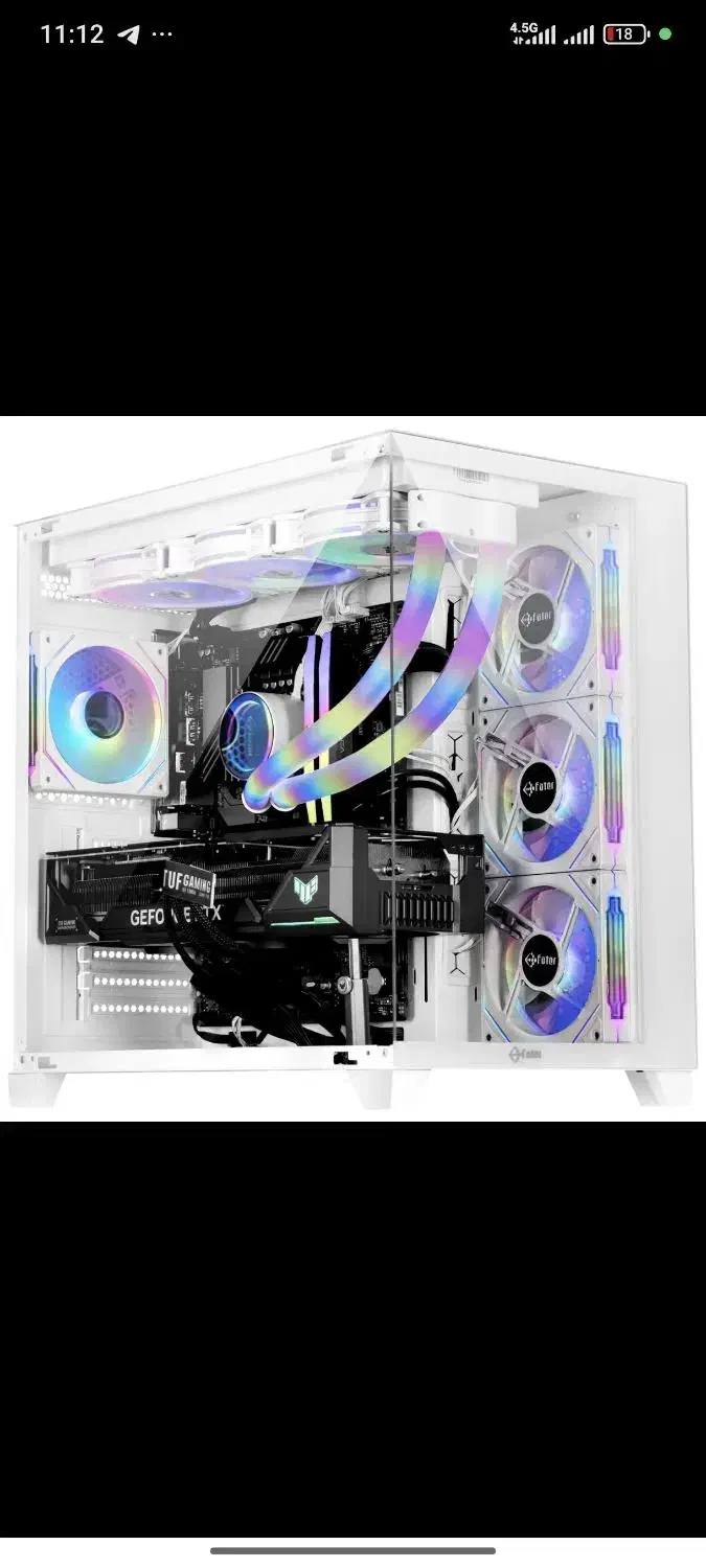 کیس کامپیوتر آکواریومی فاطر|قطعات و لوازم جانبی رایانه|ملارد, |دیوار