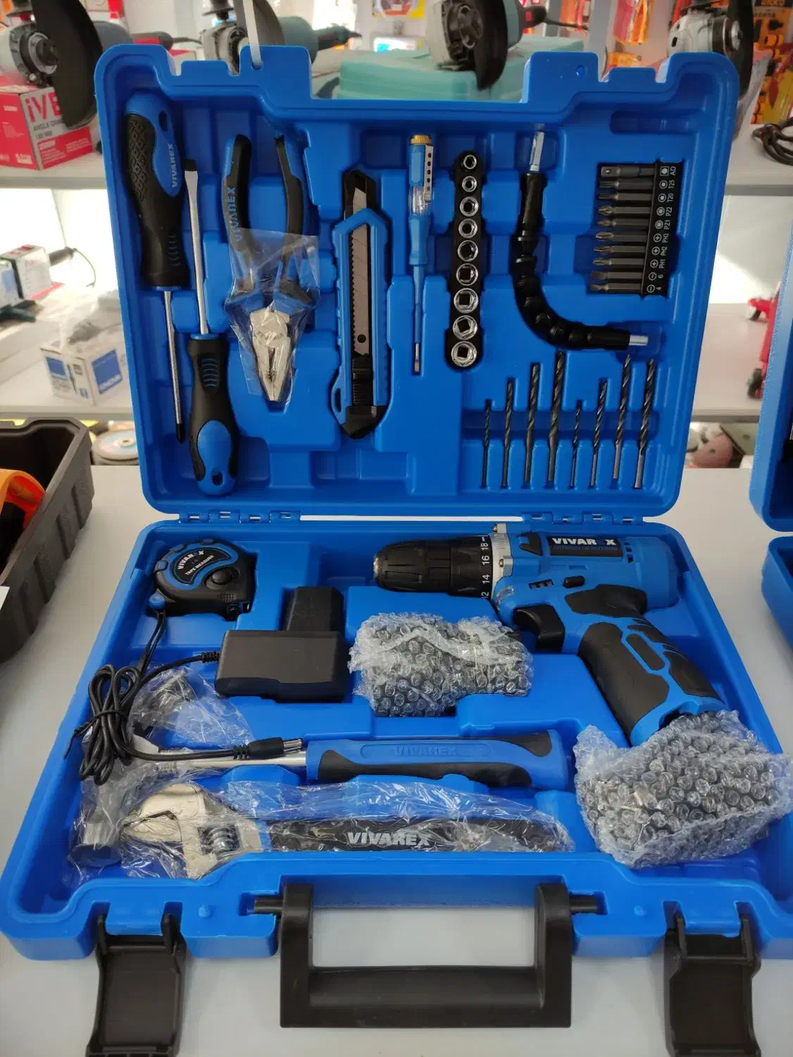 کیت دریل شارژی 12 ولت 40 پارچه ویوارکس مدل VR1240|ابزارآلات|محلات, |دیوار