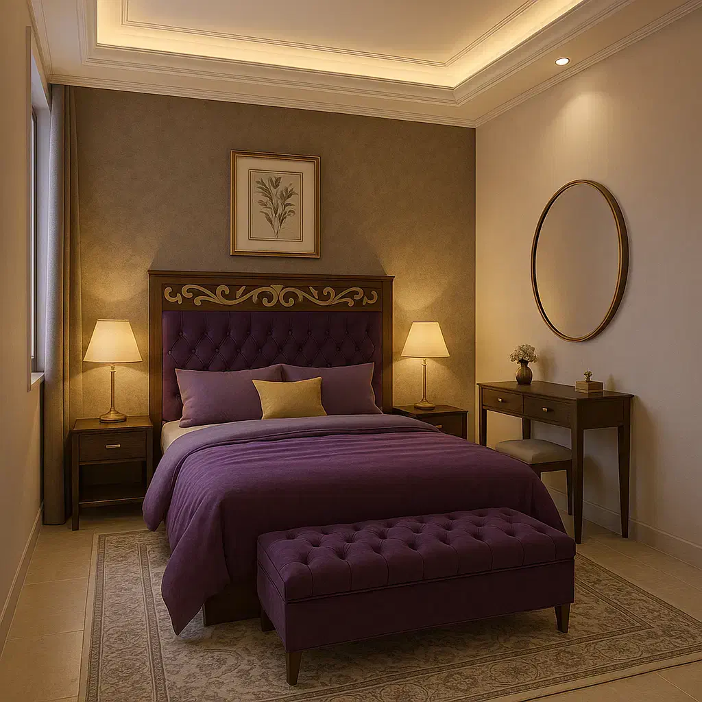 سرویس خواب بسیار جادار|تخت و سرویس خواب|یزد, |دیوار